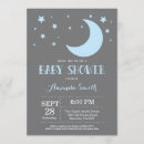 Search for over the moon baby boy shower invitations Modern