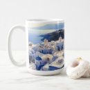 Search for santorini mugs Watercolor