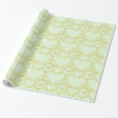 Search for french script wrapping paper Gold