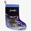 Search for wolves christmas stockings Wild animals