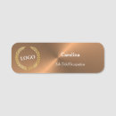 Search for copper name tags Branded