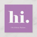 Search for hi hello business cards Simple