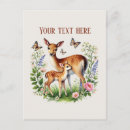 Search for deer postcards Cute