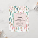 Search for llama cactus invitations Girls