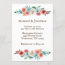 Search for peach turquoise invitations Floral