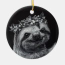 Search for sloth christmas tree decorations Animal