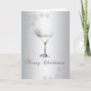 Search for martini christmas cards Glass