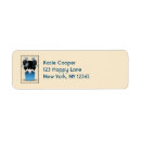 Search for doll return address labels Japanese girl