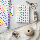 Search for rainbow dots wrapping paper Cute