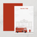 Search for fire engine thank you cards Boy