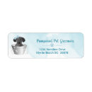 Search for pet return address labels Cute puppy
