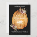 Search for harvest birthday invitations Pumpkin