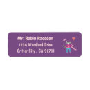 Search for character return address labels Purple