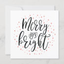 Search for merry and bright invitations Black