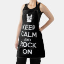 Search for rock band aprons Rock and roll