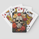 Search for sugar skull playing cards Flowers
