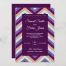 Search for coral and purple wedding invitations Trendy