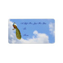 Search for peacock bird return address labels Nature
