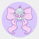 Search for skull bow stickers Goth