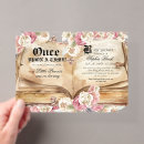 Search for vintage princess baby shower invitations Fairytale