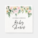 Search for floral baby shower napkins Script