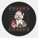 Search for funny poodle stickers Funny santa claus