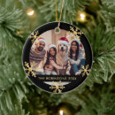 Search for black and gold christmas tree decorations Snowflake