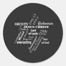 Search for jesus name stickers Typography