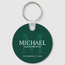 Search for emerald green wedding key rings For him