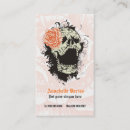 Search for goth business cards Skull