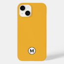 Search for yellow and white iphone cases Monogram initial