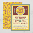Search for man 20th birthday invitations For him