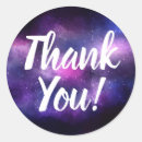 Search for night sky thank you stickers Purple