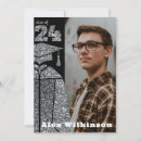 Search for silver graduation invitations Glitter
