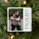 Search for white christmas tree decorations Engaged