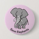 Search for pink elephant badges Wildlife