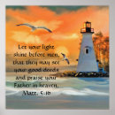 Search for bible verse lighthouse posters Religious