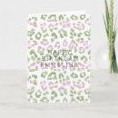 Search for leopard print birthday cards Girly