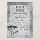 Search for elephant wedding invitations White
