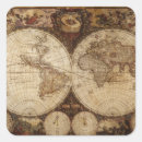 Search for vintage map stickers World