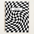 Search for black and white checkered planners Modern