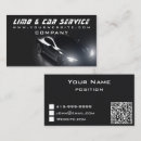 Search for black limousine business cards Automotive