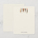 Search for feather note cards Boho