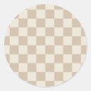 Search for brown gingham stickers Beige
