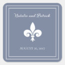 Search for fleur de lis wedding stickers Parisian