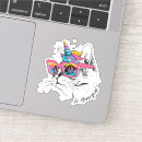 Search for unicorn cat stickers Magic