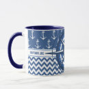 Search for blue chevron mugs Blue and white