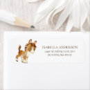 Search for horse animal return address labels Baby shower