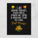 Search for autumn design postcards Fall