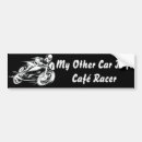Search for cafe bumper stickers Motorcycle